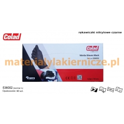 COLAD 536002 NITRILE GLOVES BLACK materialylakiernicze.pl